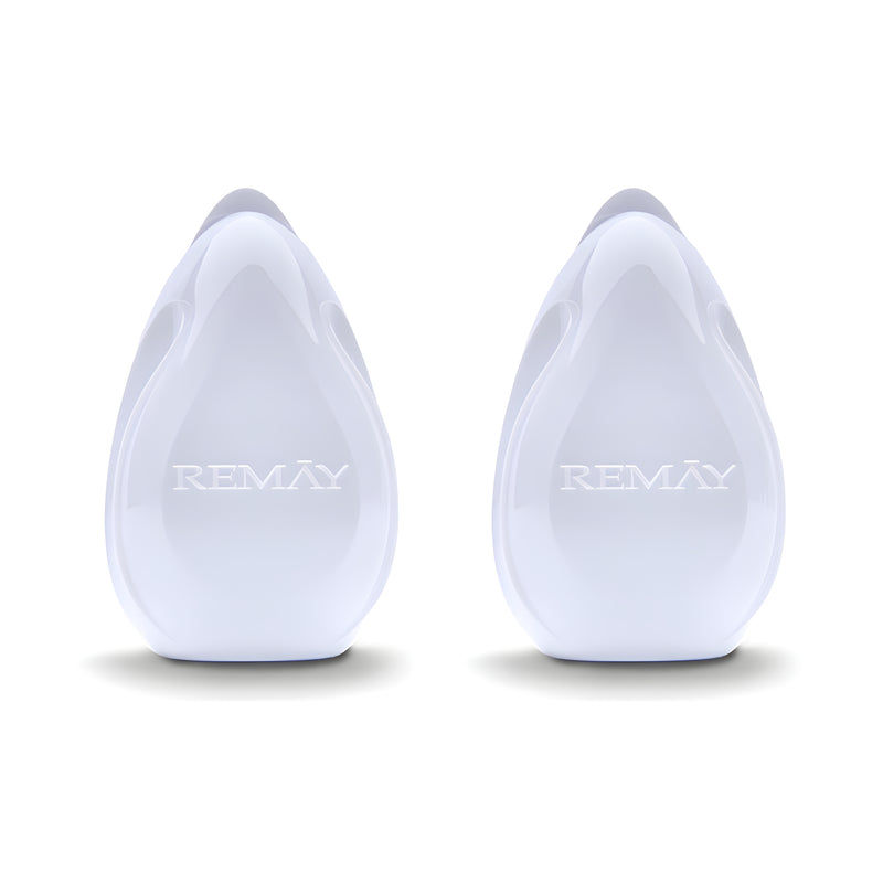 Two REMAY Glide Shave products front view next to each other on a white background. Shaving cream for women.